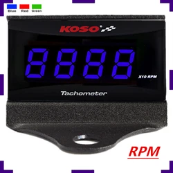 koso Motorcycle Square Mini RPM gauge Digital tachometer rpm LED Digital for Racing And Scooter