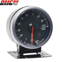 60mm Stepper Motor Auto Car Rev Counter Tachometer Gauge 1 To 8 Cylinder Vehic 10000 RPM Meter