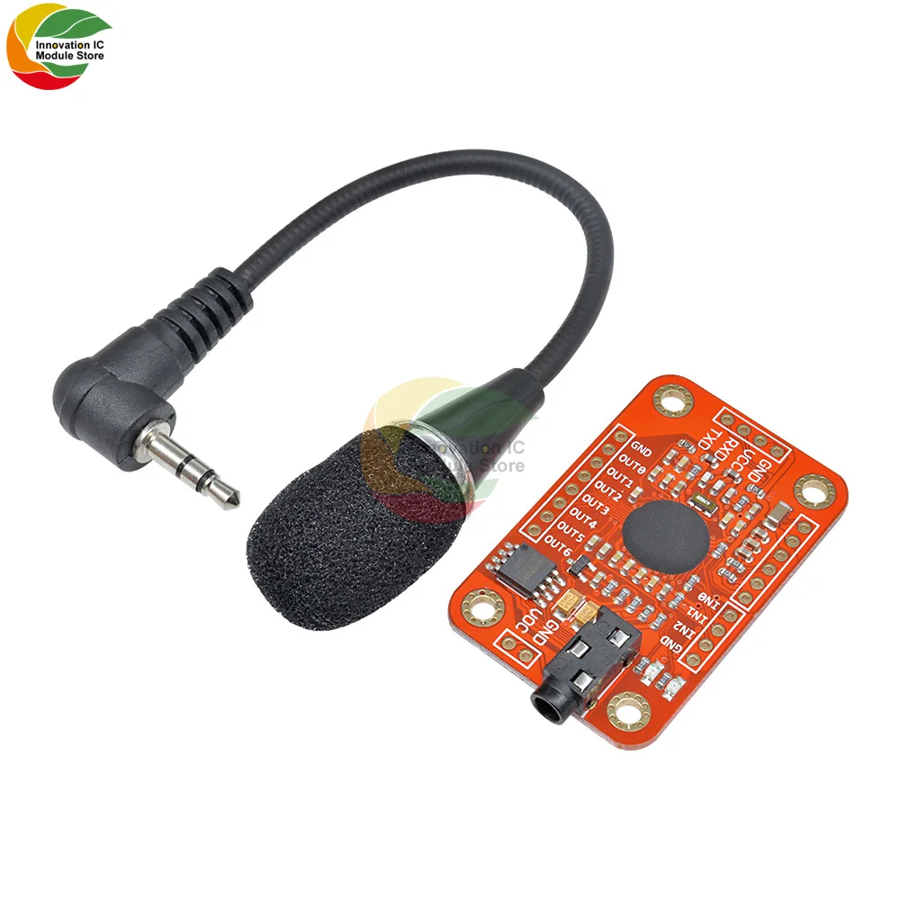 Speed Recognition Voice Recognition V3 Module Compatible Board for Arduino Support 80 Kinds of Voice High Accuracy Microphone