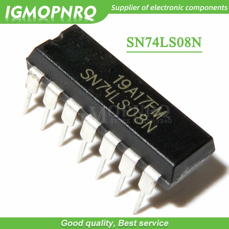 100 Uds. SN74LS08N DIP14 SN74LS08 DIP 74LS08N 74LS08 SN74LS08 HD74LS08P DIP-14 nuevo IC