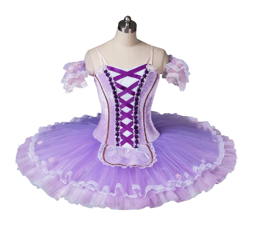 Purple/Lilac Professional Ballet Tutu Women Nutcracker Tutus Adult Classical Ballet pancake pattern Tutu 7 layers 