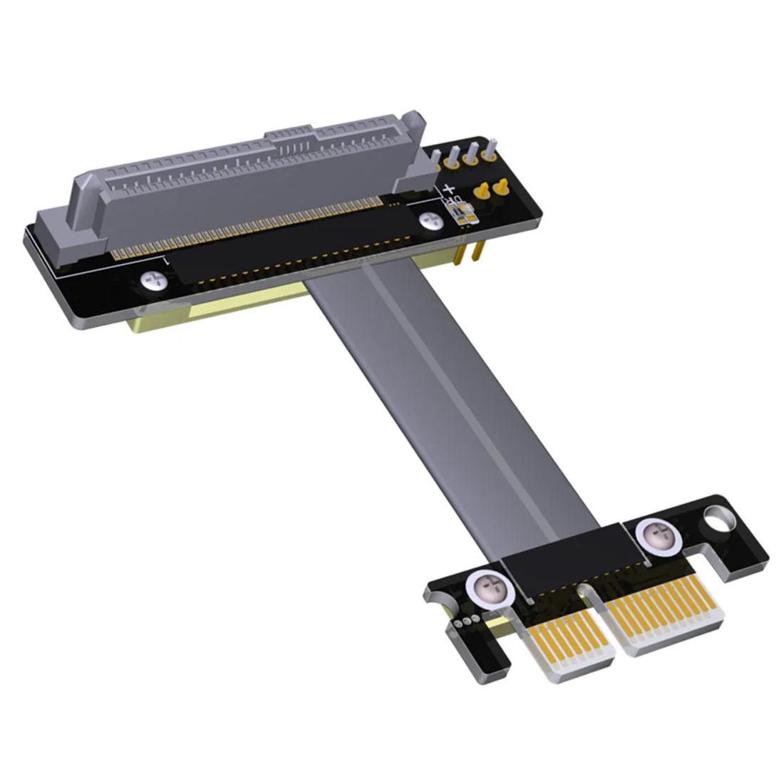 R17SL PCI Express 4.0 X1 To U.2 SSD SFF-8639 Extension Cable Extender PCIe4.0x1 Gen4 Adapter Cable High-speed Transmission