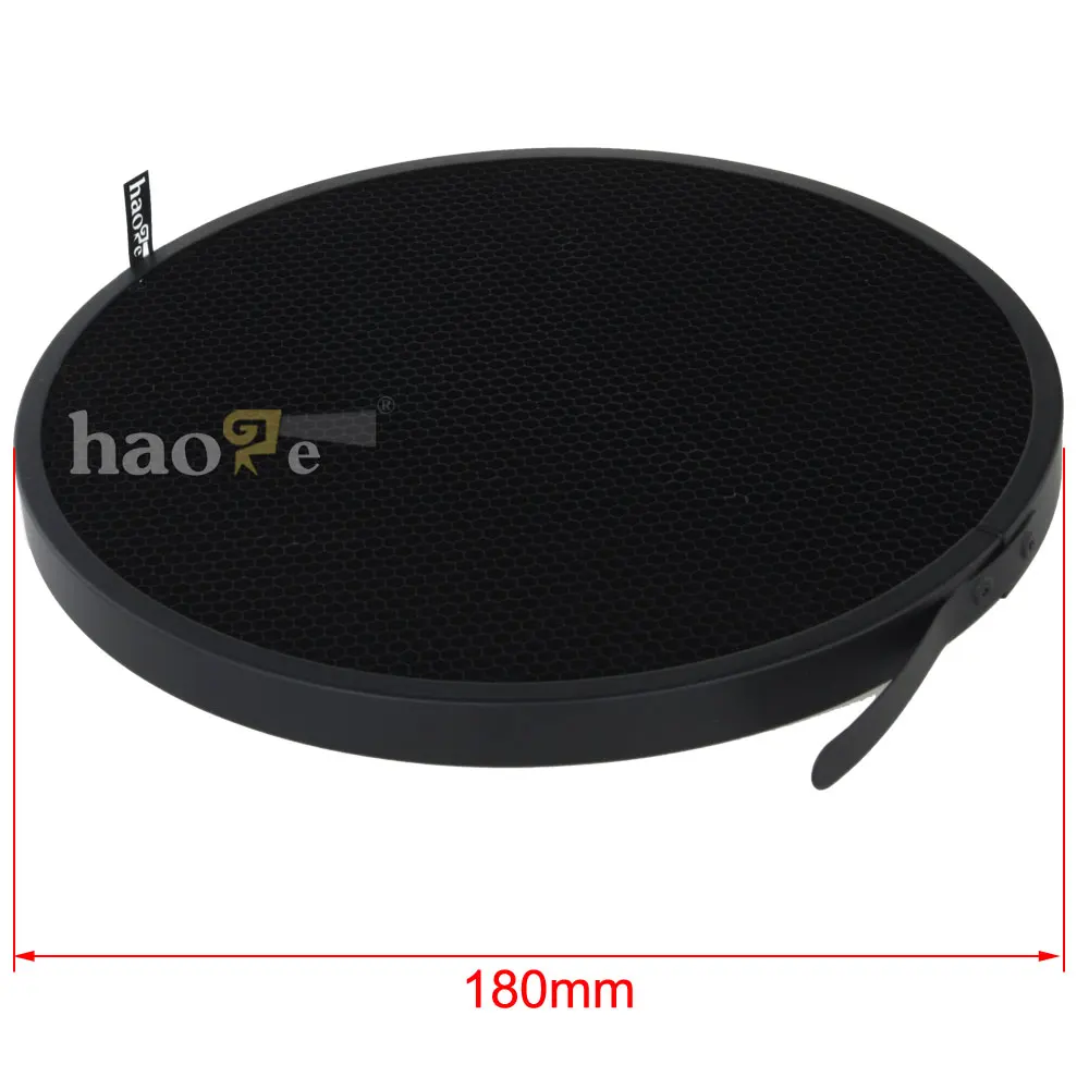 Haoge 180mm 20 40 60° Honeycomb Honey Comb Disc Grid for Profoto Zoom Reflector 2 II