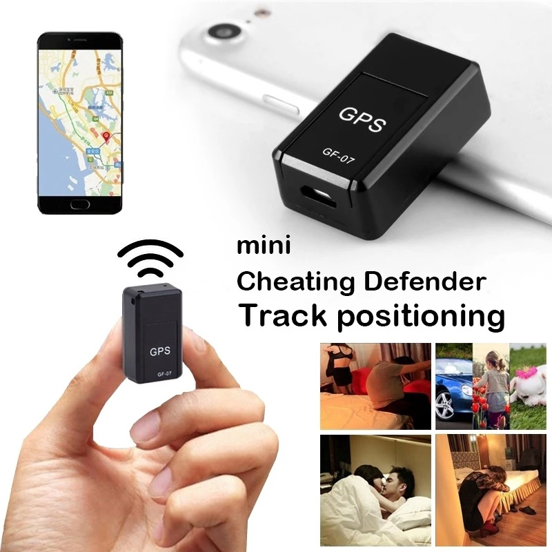 Mini GPS Tracker Gf 07 Vehicle 2G Locator for Car Bicycle Dogs Cats Kids Motorcycle Bike Location Tracking Device Accessory