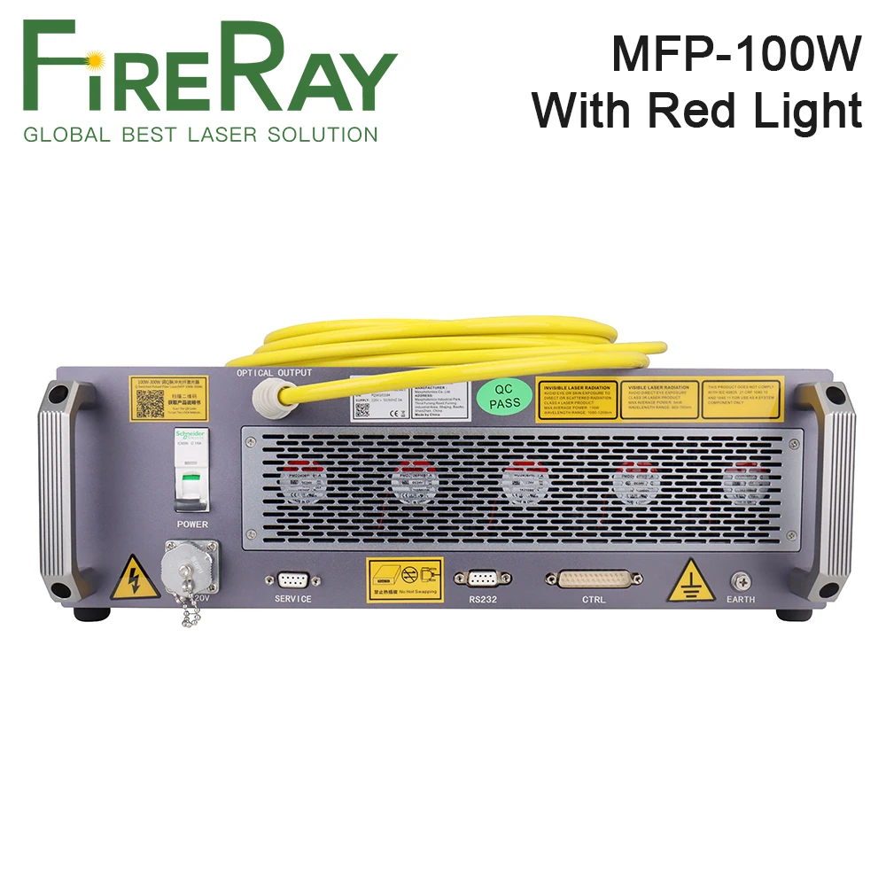 MAX MFP-100W مصدر ليزر الألياف النبضي Q-Switched Acousto-Optic لعلامات المعادن / النقش / النحت العميق / تنظيف السطح