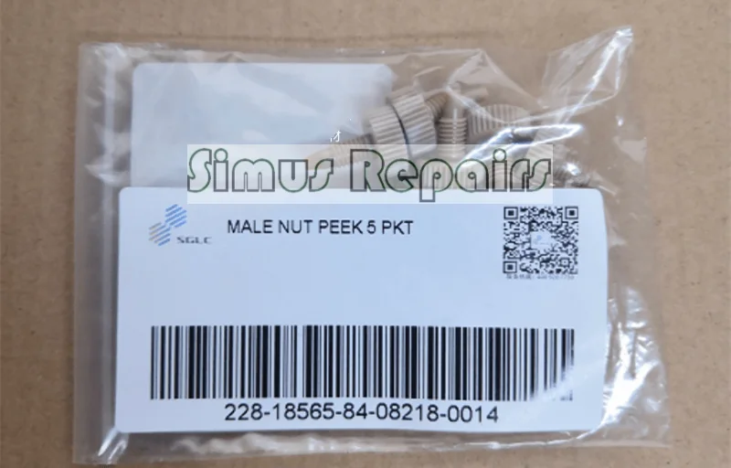 228-18565-84 Nut PEEKMALE NUT PEEK.5 PKT Polyether Ether Ketone Material Joint