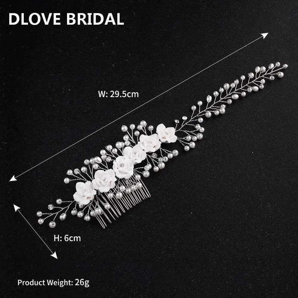 New Arrival Floral Hair Comb Elegant Bridal Wedding Hair Accessories