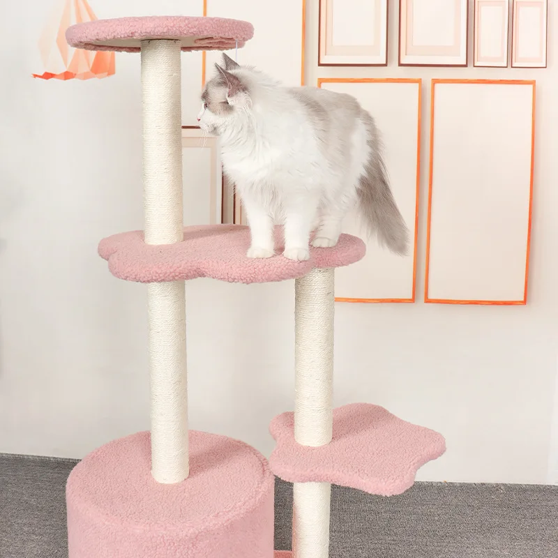 

Xingyue upgrade cat climbing frame cat litter integrated multifunctional cat toy sisal cat scratching post multi-layer platform