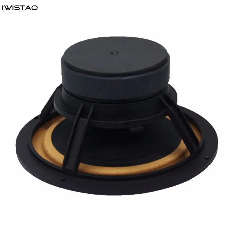 IWISTAO HIFI 6.5 Inch Full Range Speaker Unit 25W Max 56-20K HZ 93dB Ferrite Magnetic 4/8 ohm Leather Edge Die-cast AL Frame