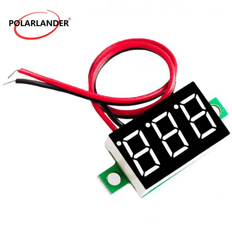 Digital Voltmeter Blue Second line precision LED digital DC 4.5V-30V voltage meter