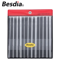 TAIWAN Besdia Diamond Flat Hand Files  Diamond Files for Metal  Stone Carving Craft  Plating Diamond  File Set Hand Tools CF400