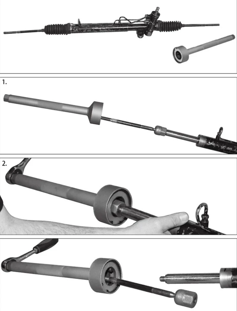 4pc Track Rod End Remover Installer Tool Kit Steering Rack Tie Rod End Axial Joint 30-35mm 35-40mm 40-45mm NEW