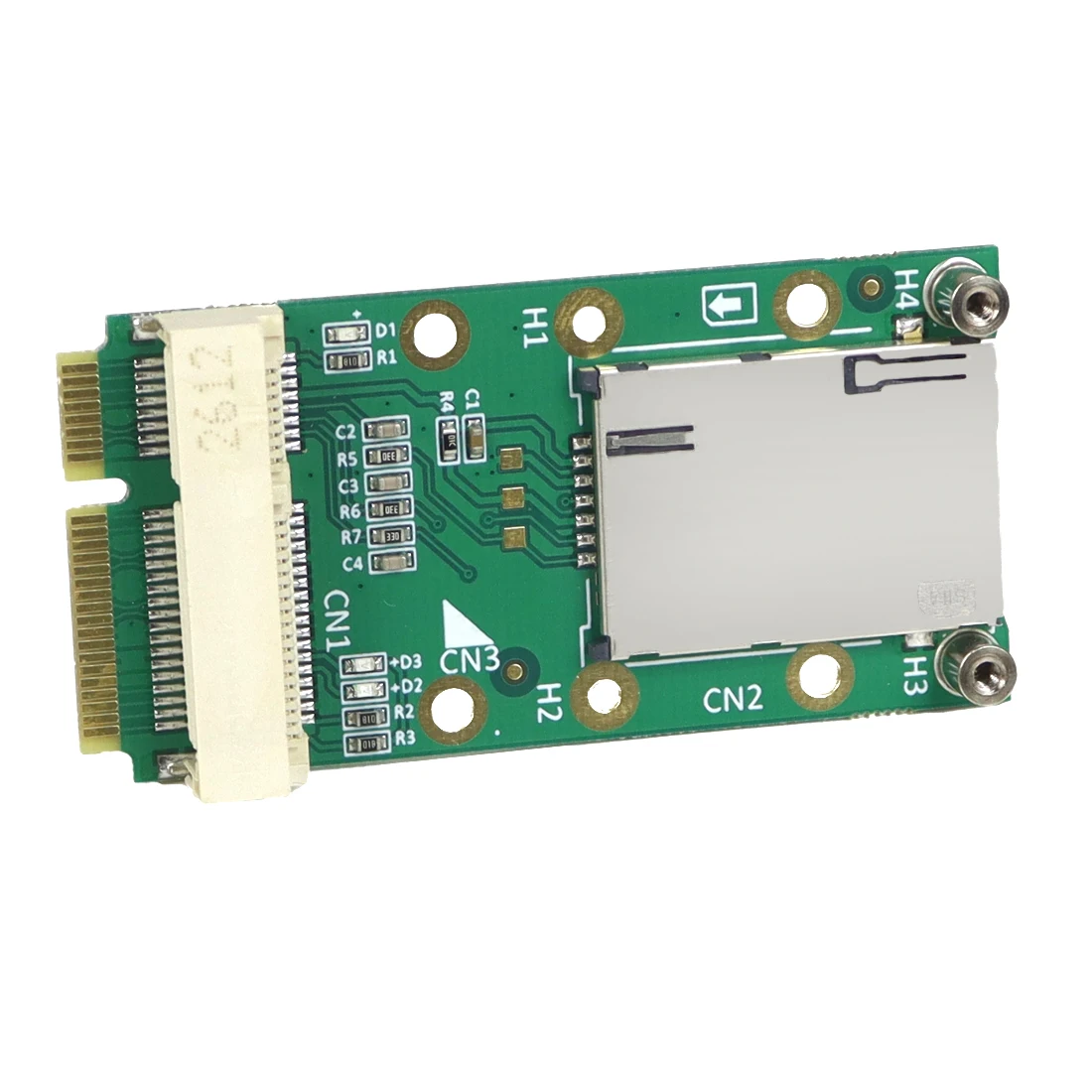 Mini PCI-E Adapter Card mPCIe with SIM Card Slot for 3G 4G Module USIM Card Slot Extension / WWAN LTE / GPS Card Desktop Laptop