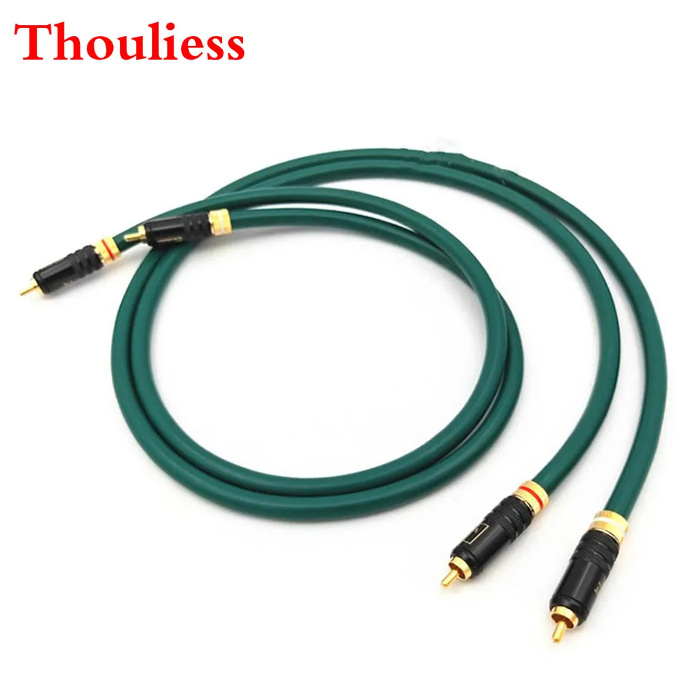 

Thouliess HIFI F-Alpha Series FA-220 OCC RCA Audio Cable Amplifier CD DVD Player Speaker WBT 0144 RCA Interconnect Cable