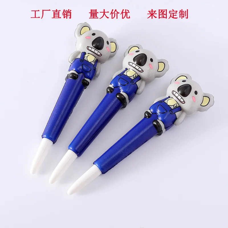 

10 шт., гелевые ручки для снижения давления, из ПУ кожи