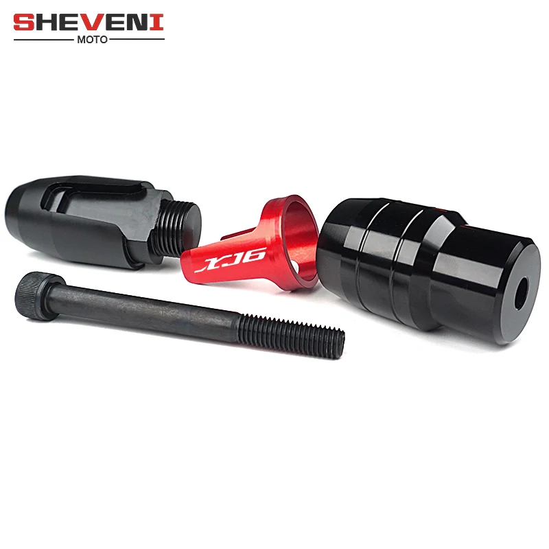 For YAMAHA XJ6 XJ-6 DIVERSION Motorcycle Accessories CNC Frame Crash Pads Exhaust Sliders Crash Protector With logo