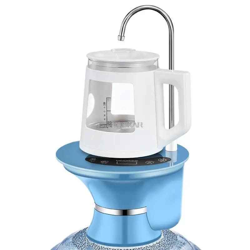 Automatic Water Feeding And Boiling Kettle Table Dual Purpose Tea Making Integrated Tea Set Barreled Water Pump Drinking 1L