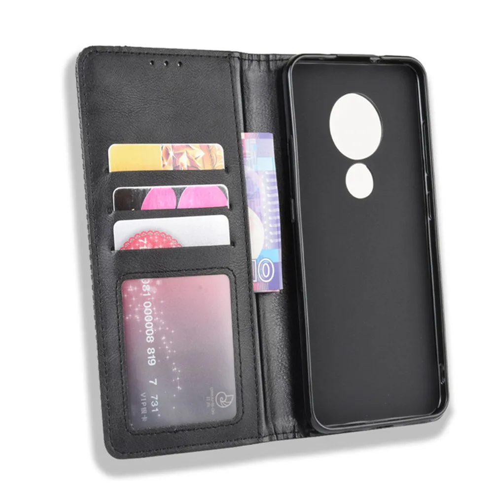 Für Nokia 6,2 Fall Für Nokia 7,2 Luxus PU Leder Brieftasche Magnetische Adsorption Fall Für Nokia 6,2 7,2 Nokia6.2 Nokia7.2 telefon Tasche