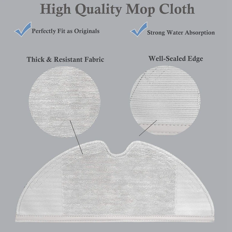 ترقية وظيفية! اكسسوارات مكنسة كهربائية ل شاومي Mijia 1C روبوت فرشاة الرئيسية فرشاة الجانب مرشحات ممسحة القماش خزان المياه