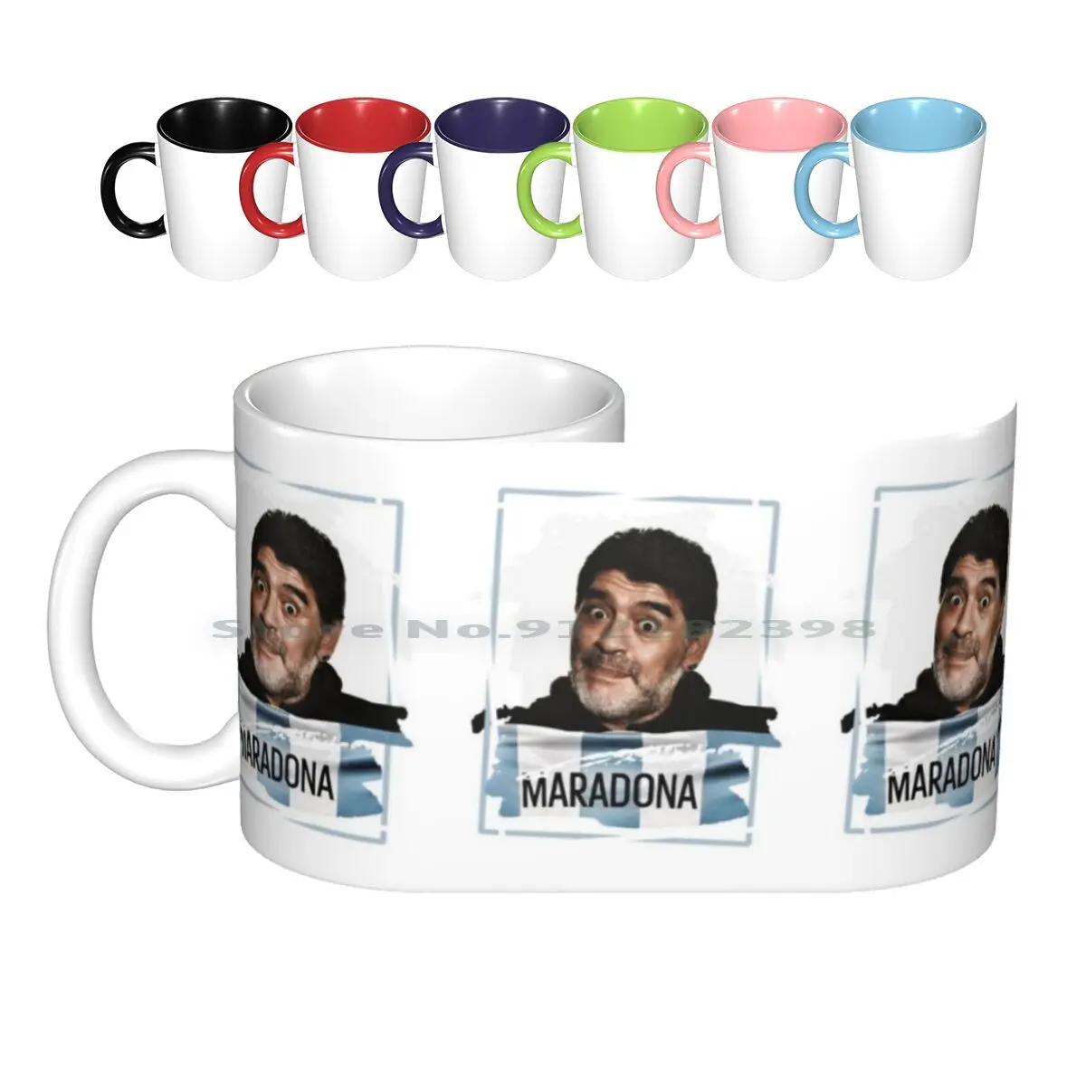 Mano De Dios Diego Maradona Ceramic Mugs Coffee Cups Milk Tea Mug Mano Dios Diego Maradona Diego Maradona Love Maradona D10 La