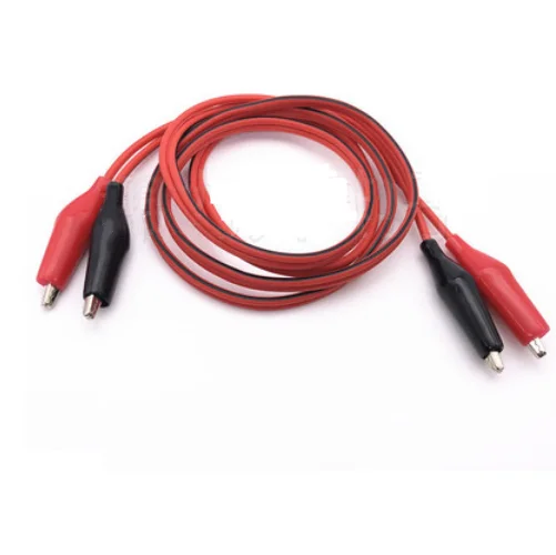 1meter Alligator Clip to Alligator Clip Test Cord Power Cord for Multimeter Test