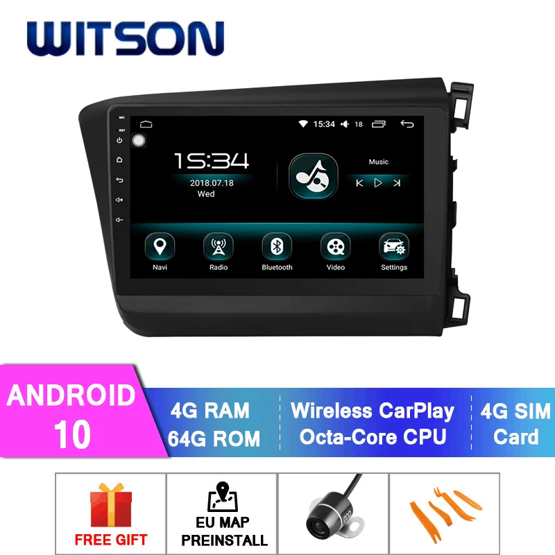 WITSON Android 10.0 4+64GB 9