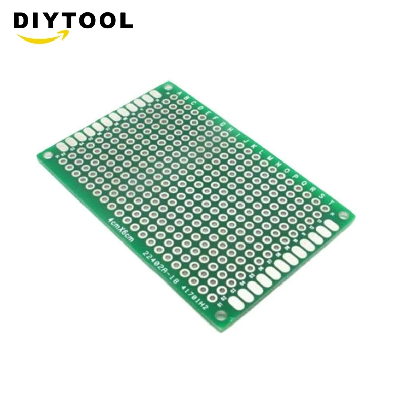 1/10PCS doppio lato prototipo PCB breadboard in scatola universale 2x8cm - 9x15cm