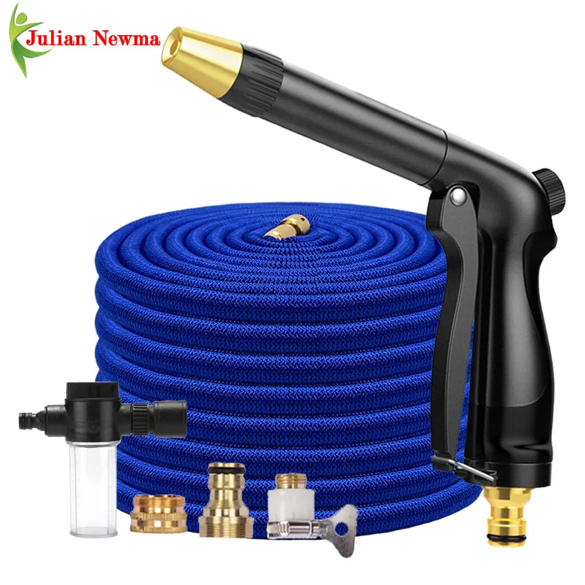 Garden Hose Expandable High-Pressure Water Gun Mangueras Para Jardin Watering Hose Car Wash Hose Pipe Shrinks Flexible Tuinslang