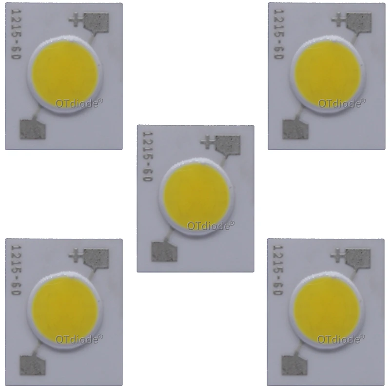 Imagem -05 - Cob Led Everlight Lâmpada de Luz Branco Puro Cob Led Diodo Chip Luz para Diy Bulbo Luz Super Brilhante 10 Peças w