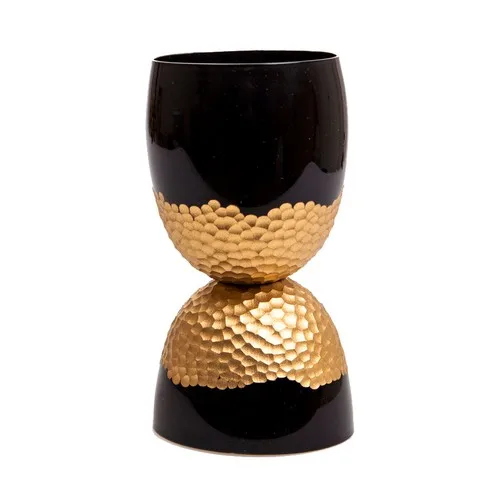 Arte Home Shadow Gold Black Candle holder