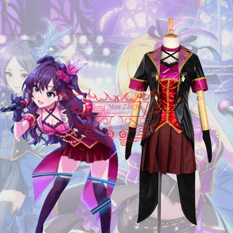 THE IDOLM@STER GIRLS Shiki Ichinose Tulip Uniform Girls Skirt Halloween Party Suit Christmas Skirt Cosplay Costume