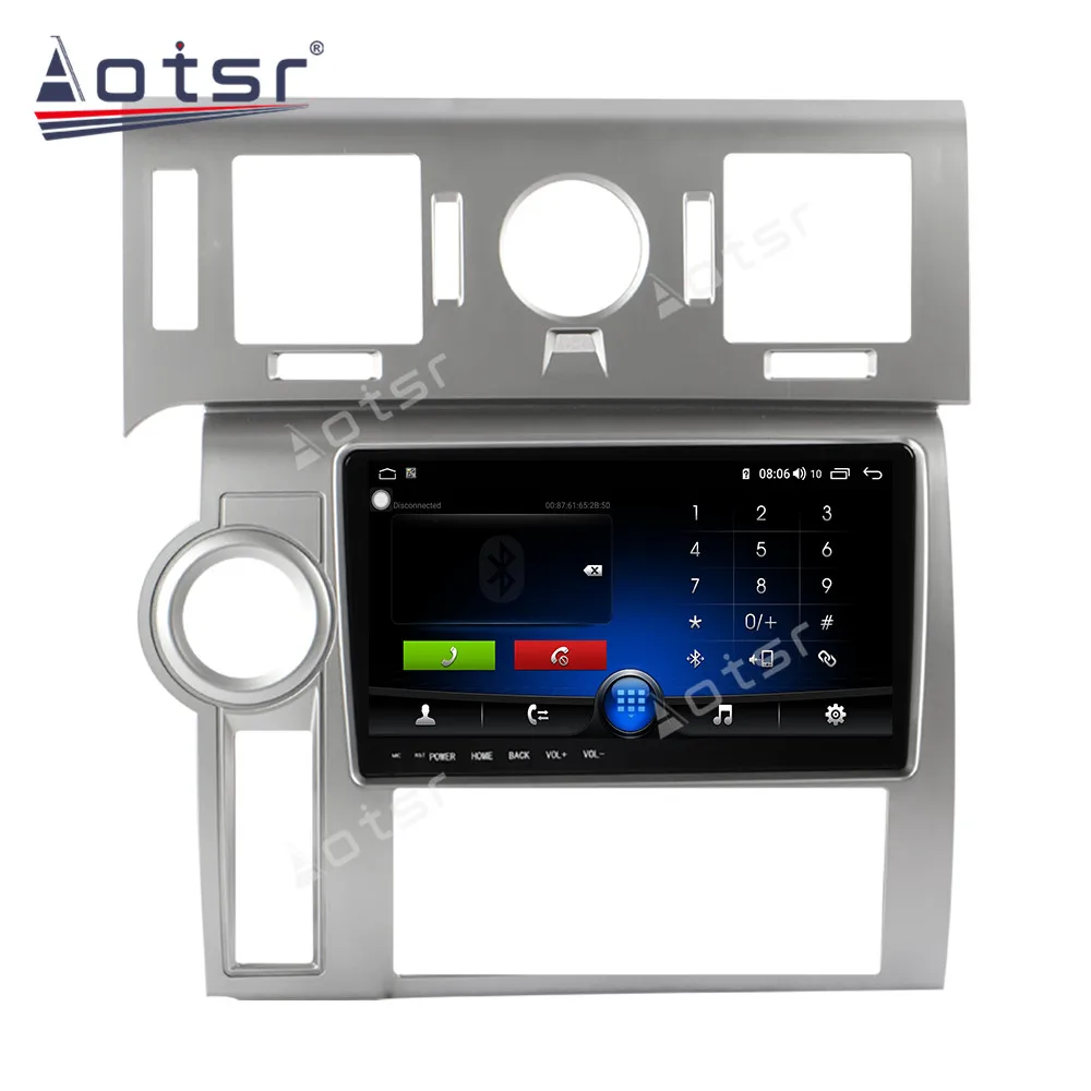 Andriod 10 For Hummer H2 2008 9 inch Radio Multimedia Navigation Car GPS Stereo video DVD multimedia player 4G WiFi USB