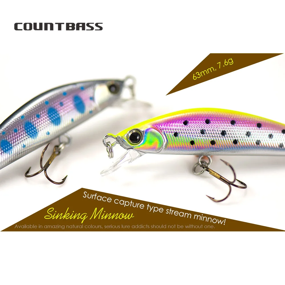 COUNTBASS Wobbler hundido para trucha, lubina y perca - imagen 5