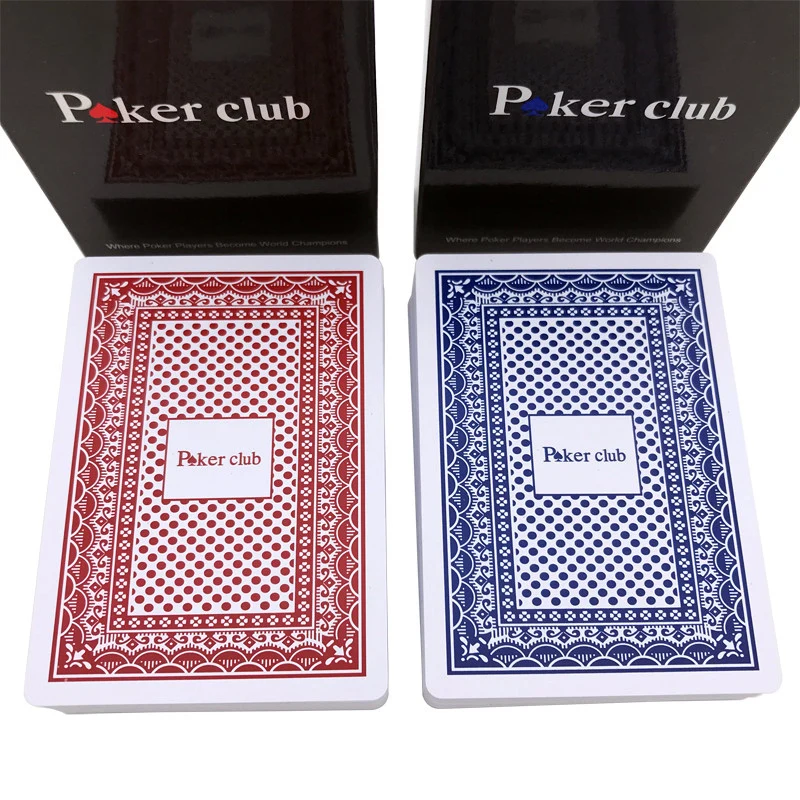 2Pcs/Lot Top Grade Texas Hold\'em Baccarat Poker Card Plastic Waterproof Smooth Playing Cards Bridge Board Games 63*88mm qenueson