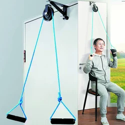 Steel Shoulder Arm Pulley System Set - Over Door Rehab Exerciser for Home Physical Therapy Exercise Frozen Rotator Cuff Recovery