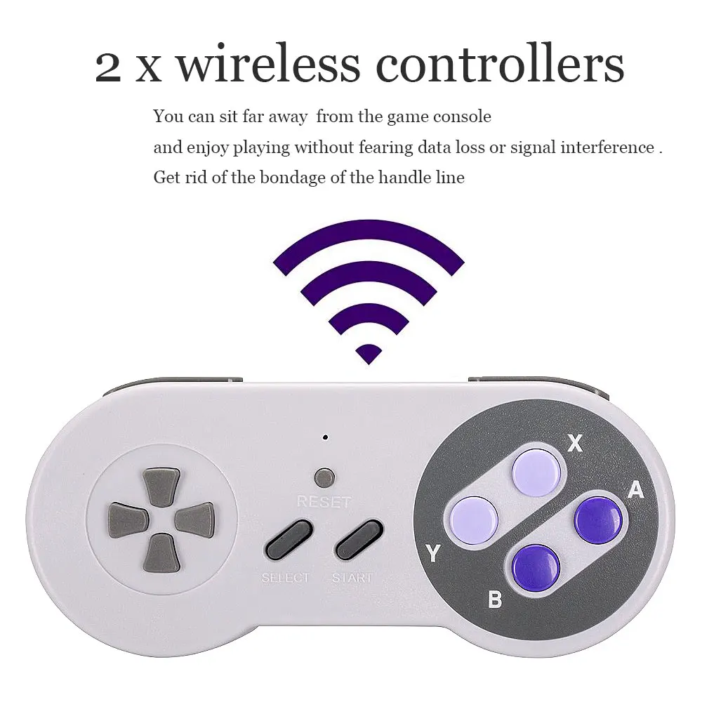 Console di gioco TV Wireless Mini lettore di videogiochi a 32 Bit con Console per videogiochi Arcade a 1788 giochi