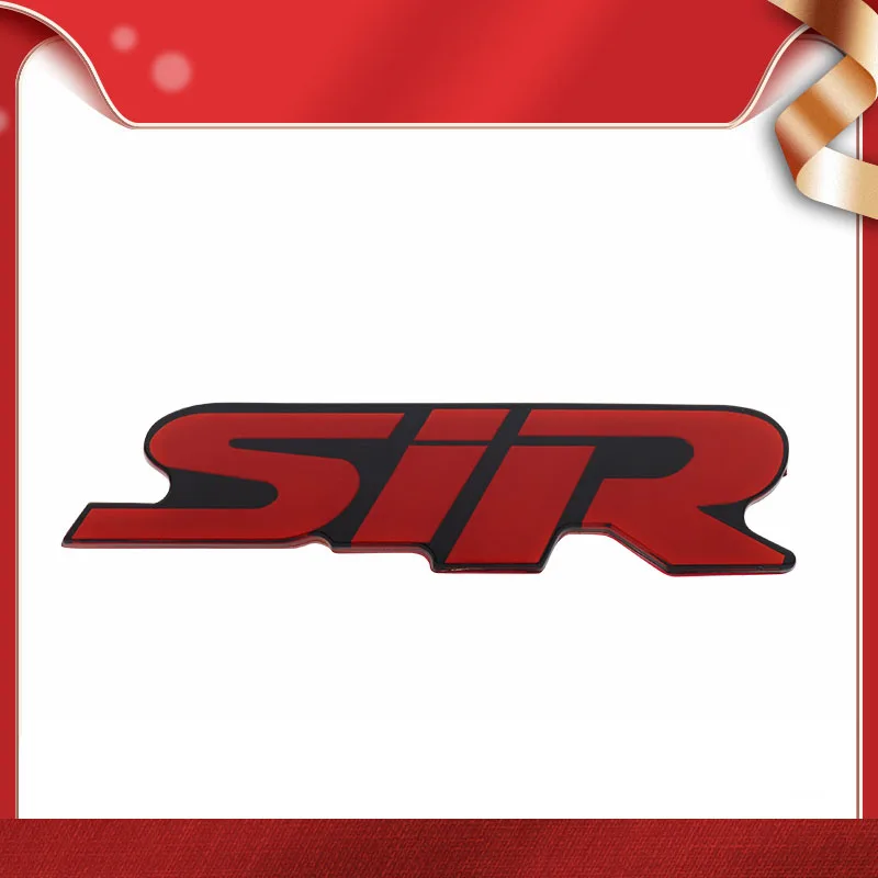 3D Premium SiR SI R for car Hood Fender trunk Rear Bonnet Nameplate Decal Emblem Badge Sticker