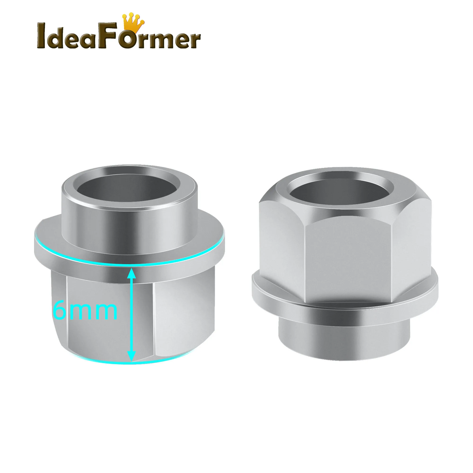 

10PCS 3D Printer Parts Openbuilds V groove Eccentric Column / isolation Column hexagonal bore 5mm Hight 6mm Stainless Steel.