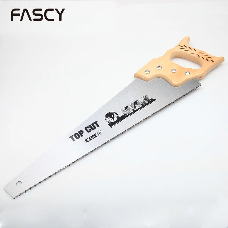 18inch Hand Saw With Wood Handle Precision Double Ground Teeth Woodworking Hand Tools