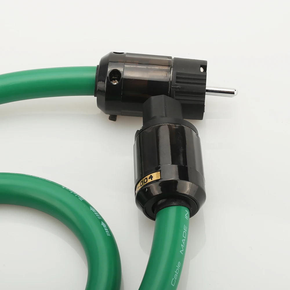 High-End HIFI Power Cable 2328 Copper And Silver Mixed EU Plug AC Audio Equipment Line
