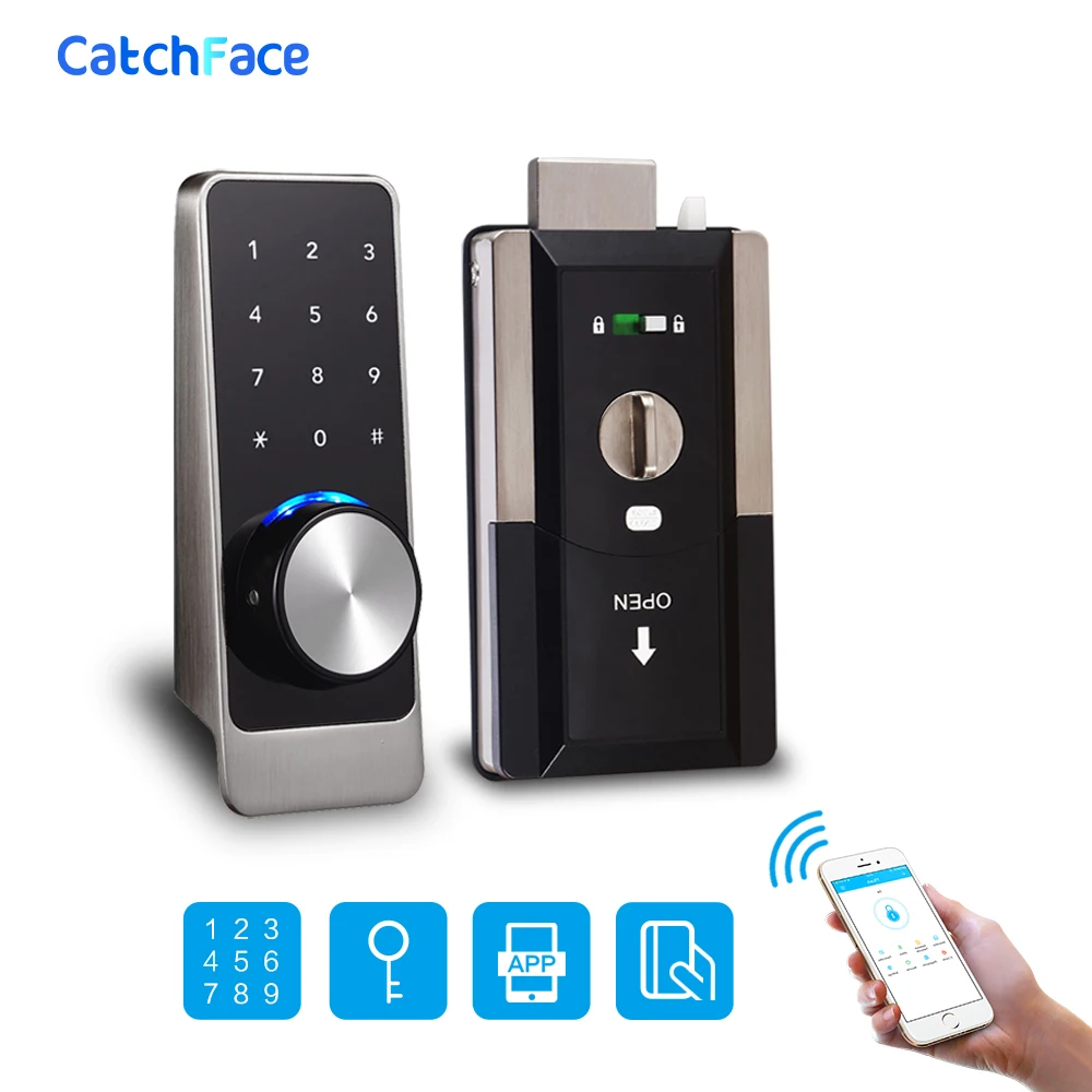 Waterproof App Smart Door Lock  Wifi Intelligent Remote Control  Door Lock Bluetooth  Keypad Digital Door Lock For Home Hotel