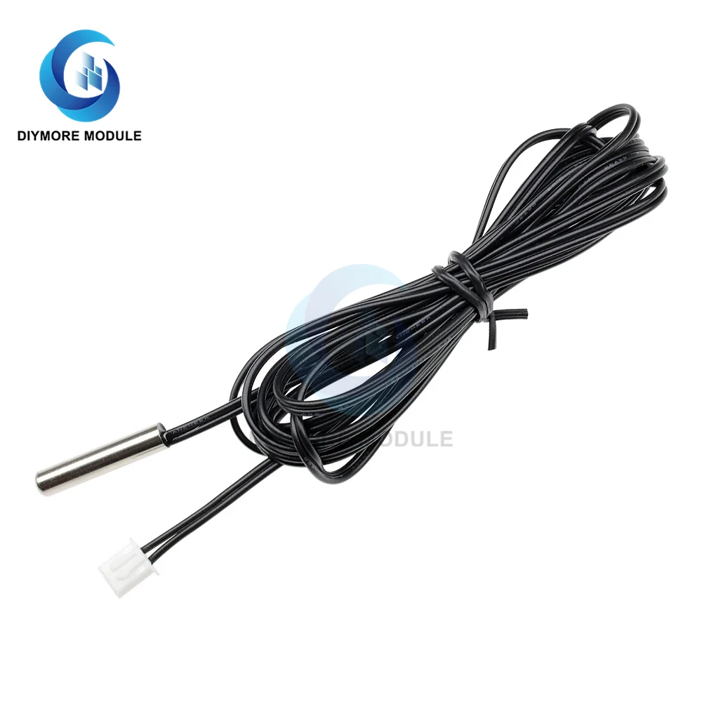 0.5m/1m/2m/2.5m/3m DS18B20 DS18S20 NTC 10K 1% 3950 Waterproof Digital Temperature Sensor Probe NTC Thermistor Thermal Cable