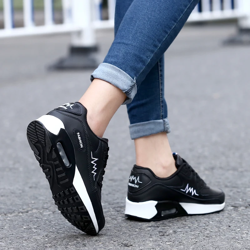 Tenis Feminino Woman Tennis Shoes Fashion Lace-Up White Sport Shoes Female Sneakers Light Breathable Women Flats Outdoor Shoes