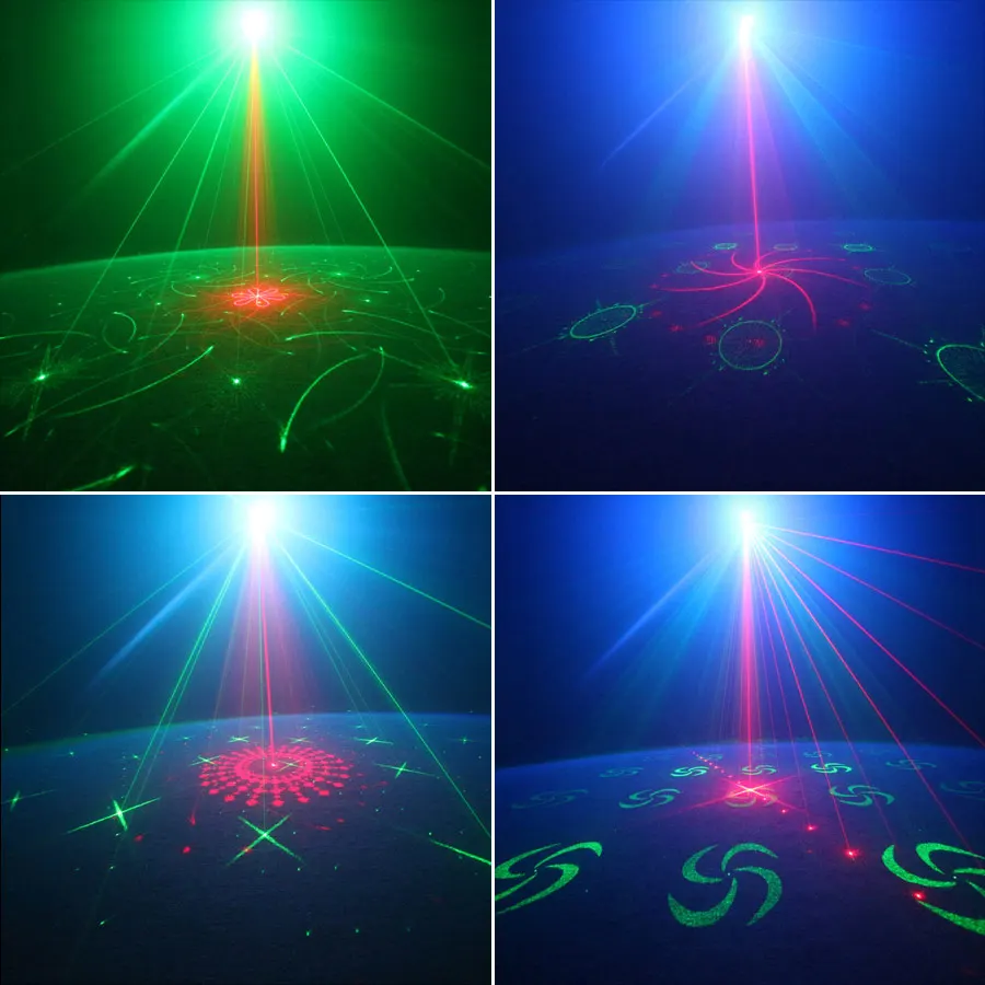 ESHINY Stars/24/40/64 Patterns DJ Laser Light Disco Party R&G Projector RGB LED Bar Magic Dance Stage Lighting Sky Mini USB Z4N7