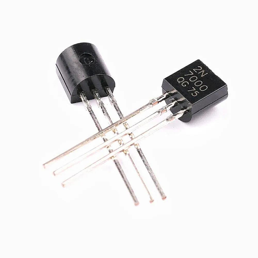 10 sztuk/partia 2N7000 n-kanałowy tranzystor szybki przełącznik MOSFET TO-92