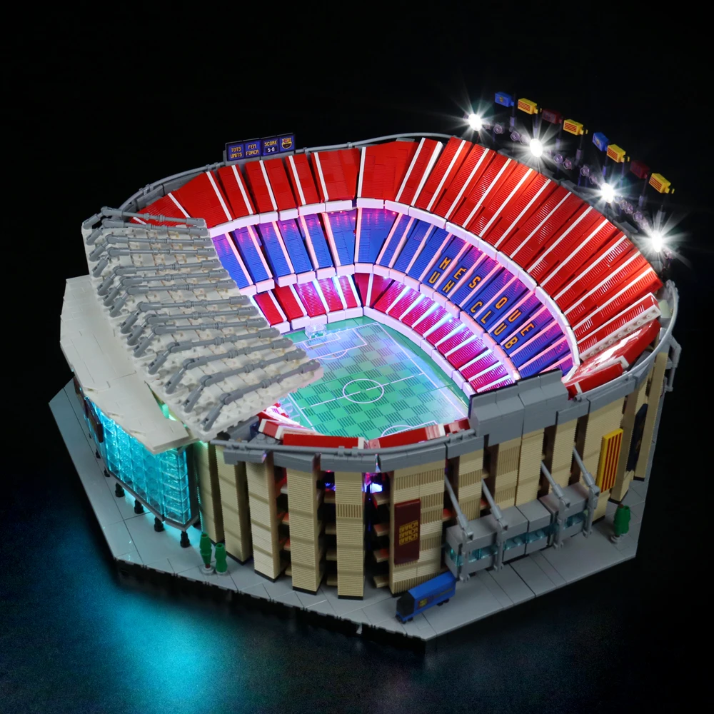 Vonado LED Lighting Set for 10284 Camp Nou – FC Barcelona Collectible Model Toy Light Kit, Not Included the Building Block