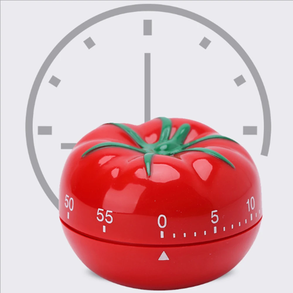 Tomato Timer Kitchen Cooking Cute Reminder Cooking Alarm Clock Creative Kitchen Tools Mechanical Timer Countdown Timer