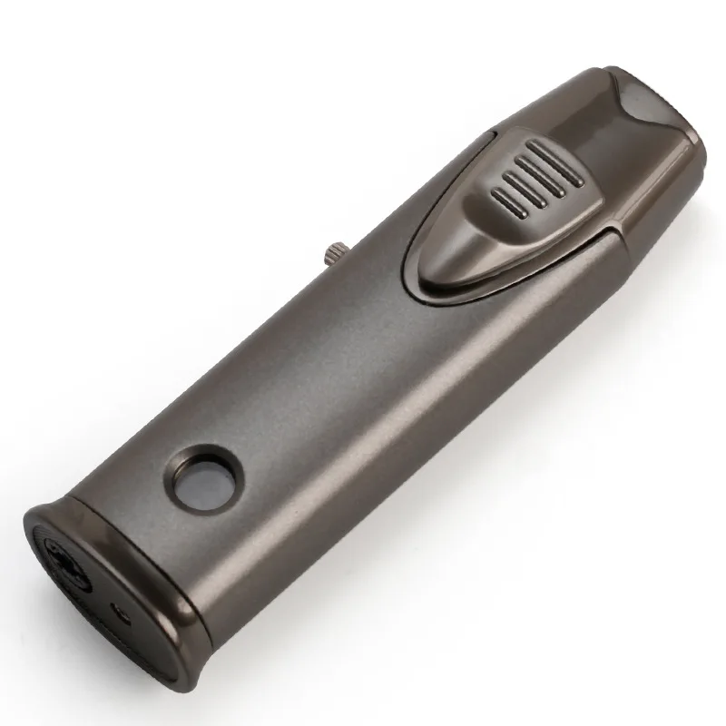 Jobon Windproof Lighter Inflatable Gas Creative Personality Blue Flame Point Moxibustion Straight into The Cigar Lighter Men\'s G