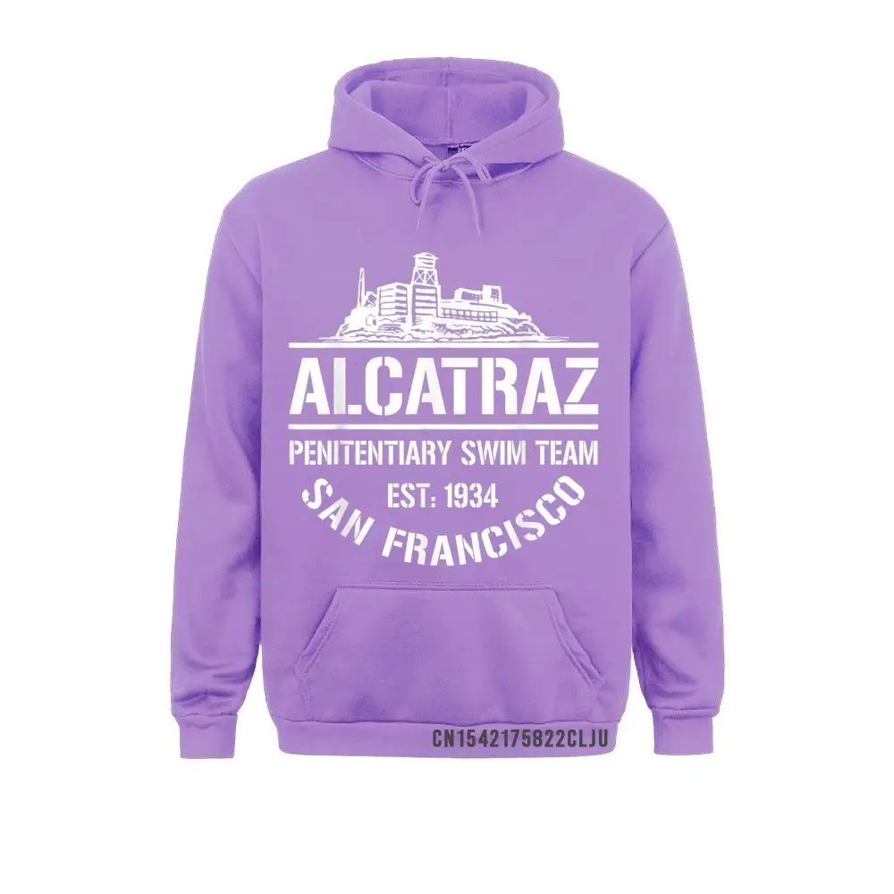 Hoodies Alcatraz Penitentiary Swim Team San Francisco Warm Winter Fall Adult Men Sweatshirts Hip Hop Sportswears 2021 Newest