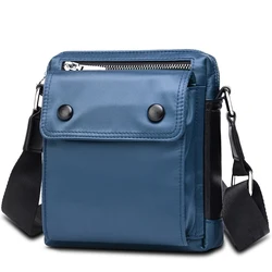 Men's Shoulder Bag Waterproof Oxford Cloth Men's Small Messanger Crossbody Bag Leisure Travel Diagonal Mobile Phone Sports Bag